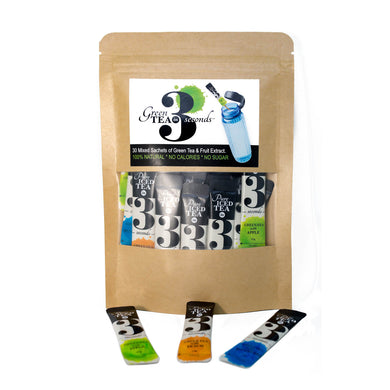 Green Tea Variety Pack - 30 Sachets (3 Flavours)